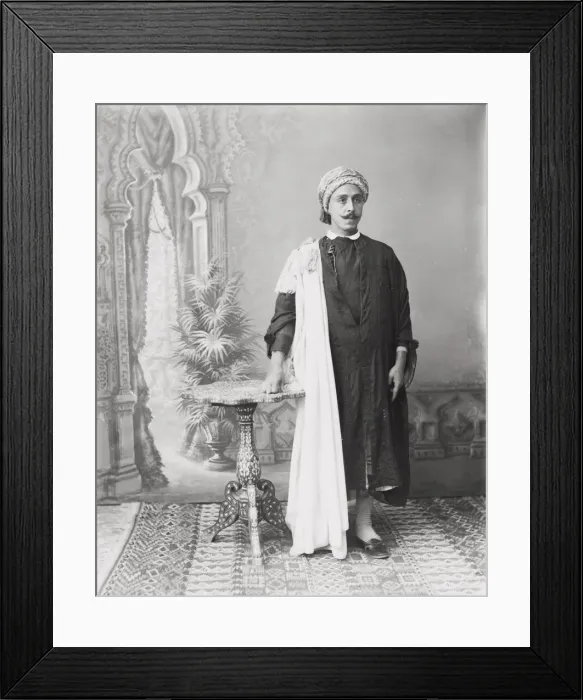 Framed Print : Son of the Caid Tunisia, c. 1890. Garrigues studio