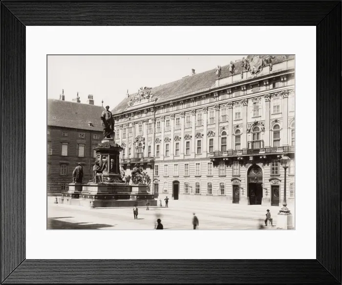 Framed Print : The Innerer Burgplatz in Vienna, Austria Framed Print : The Innerer Burgplatz in Vienna, Austria