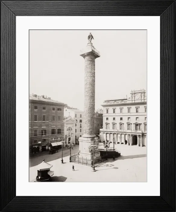 Framed Print : Marcus Aurelius Column, Rome, Italy Framed Print : Marcus Aurelius Column, Rome, Italy
