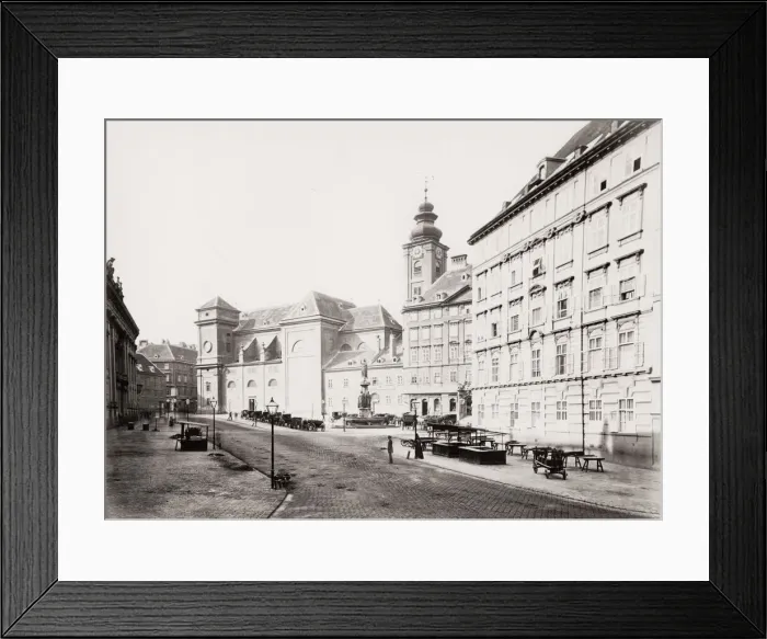 Framed Print : The Freyung public square in Vienna, Austria Framed Print : The Freyung public square in Vienna, Austria