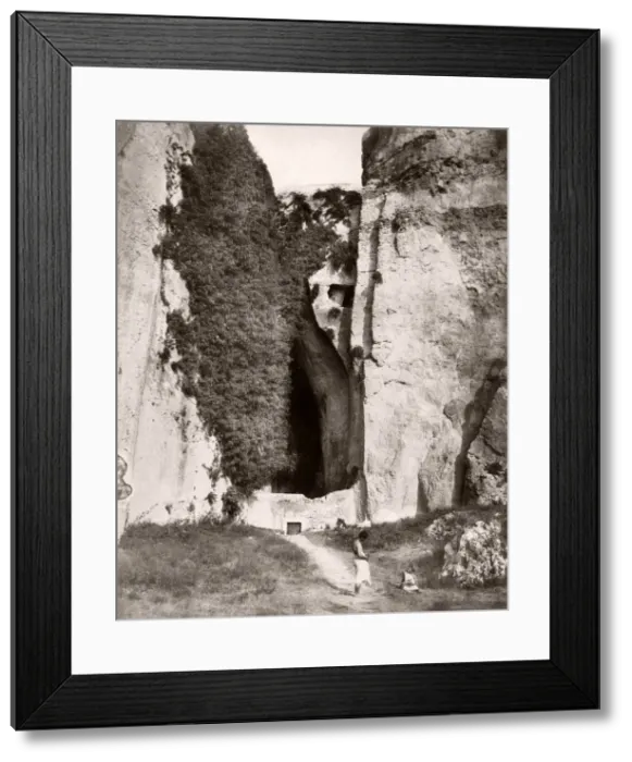 Framed Print : The Ear of Dionysius, Sicily, Syracuse, Italy Framed Print : The Ear of Dionysius, Sicily, Syracuse, Italy