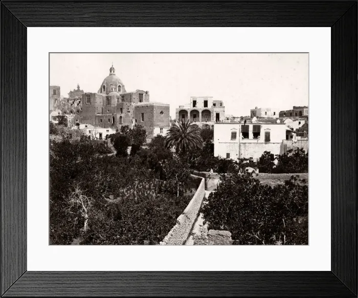 Framed Print : Italy - Hotel Pagano on the island of Capri Framed Print : Italy - Hotel Pagano on the island of Capri