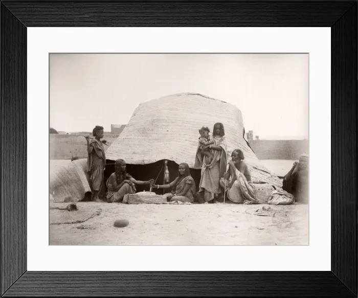 Framed Print : African women grinding corn, Egypt, c. 1890 s Framed Print : African women grinding corn, Egypt, c. 1890 s