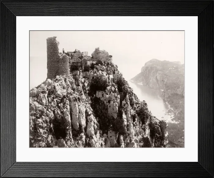 Framed Print : Italy - Castello Barbarossa, Capri, Italy Framed Print : Italy - Castello Barbarossa, Capri, Italy
