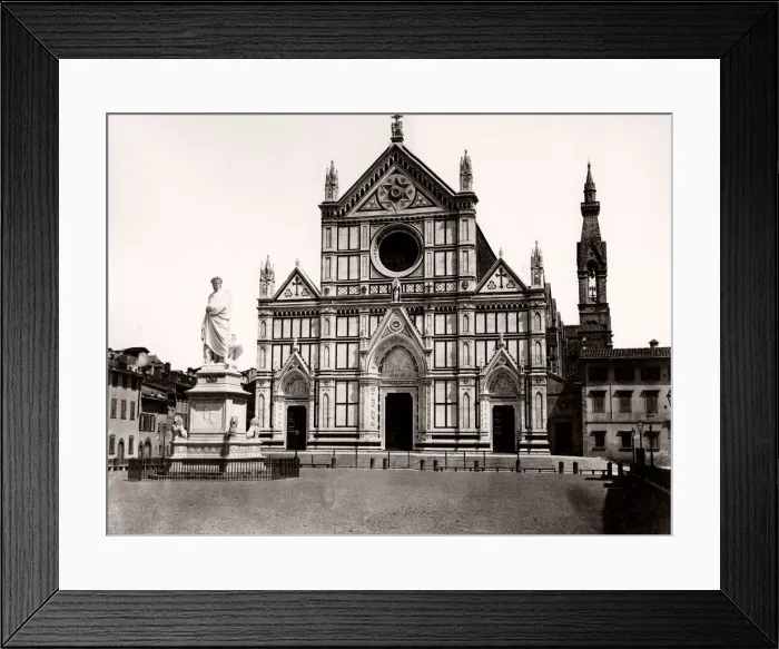 Framed Print : Italy - church of Santa Croce, Florence, Firenze, Italy Framed Print : Italy - church of Santa Croce, Florence, Firenze, Italy