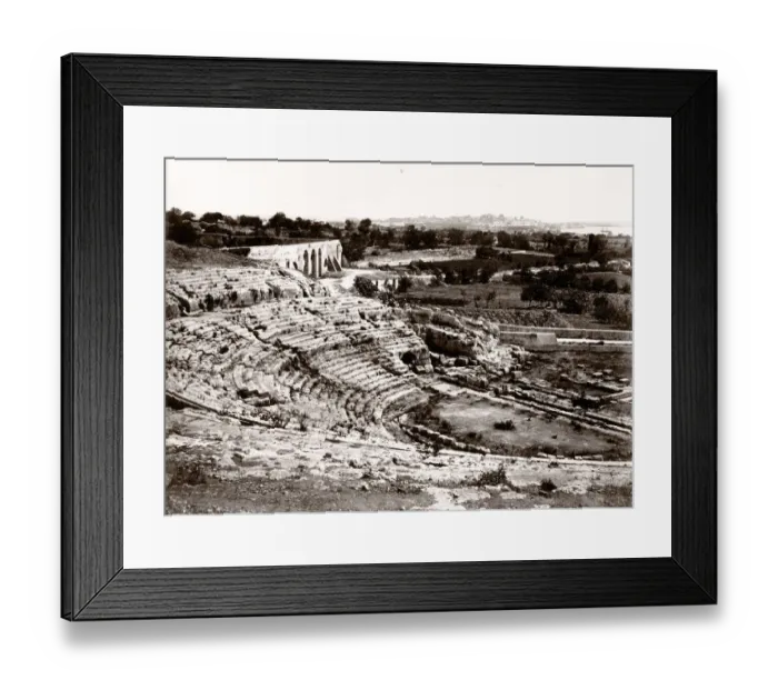 Framed Print : Italy - Greek Theatre, Syracuse, Syracusa, Sicily Framed Print : Italy - Greek Theatre, Syracuse, Syracusa, Sicily