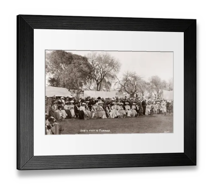 Framed Print : Habibullah Khan, Amir of Afghanistan, Peshawar, c. 1910 Framed Print : Habibullah Khan, Amir of Afghanistan, Peshawar, c. 1910