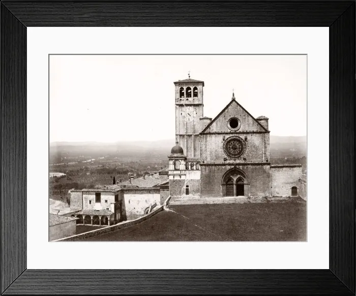 Framed Print : The Basilica of Saint Francis of Assisi, Italy Framed Print : The Basilica of Saint Francis of Assisi, Italy
