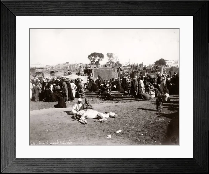 Framed Print : Street market, Bulaq, Cairo, Egypt, c. 1890 s Framed Print : Street market, Bulaq, Cairo, Egypt, c. 1890 s
