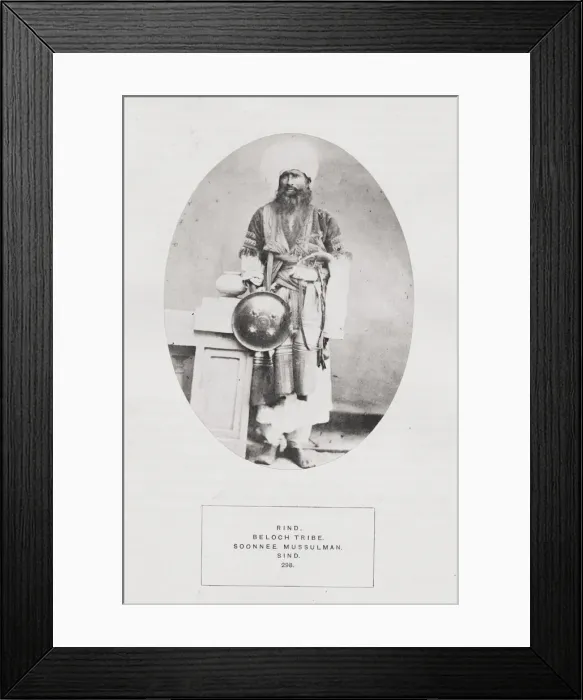 Framed Print : People of India, portaits of Indian tribes and races Framed Print : People of India, portaits of Indian tribes and races