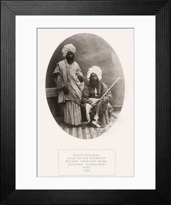 Framed Print : People of India, portaits of Indian tribes and races Framed Print : People of India, portaits of Indian tribes and races