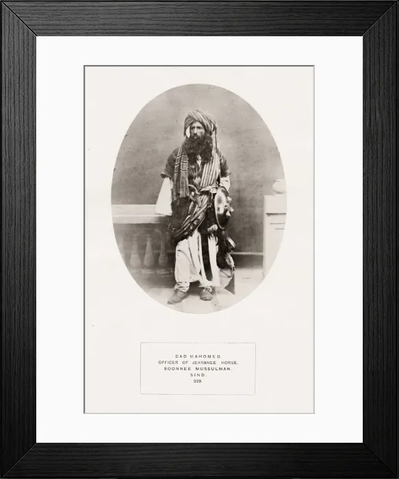 Framed Print : People of India, portaits of Indian tribes and races Framed Print : People of India, portaits of Indian tribes and races