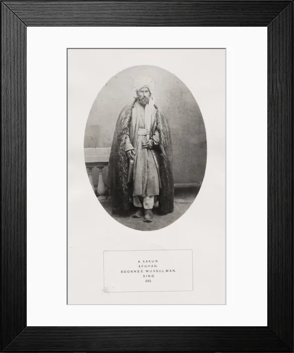 Framed Print : People of India, portaits of Indian tribes and races Framed Print : People of India, portaits of Indian tribes and races
