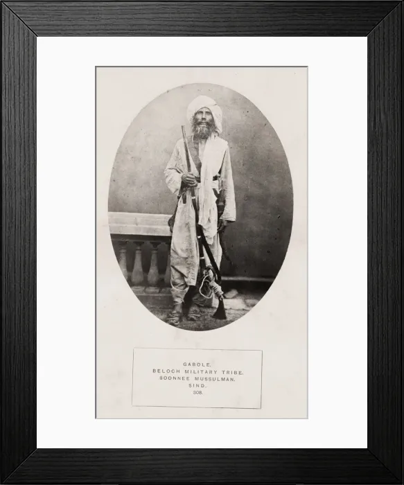 Framed Print : People of India, portaits of Indian tribes and races Framed Print : People of India, portaits of Indian tribes and races