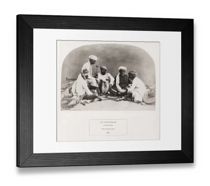 Framed Print : People of India, portaits of Indian tribes and races Framed Print : People of India, portaits of Indian tribes and races