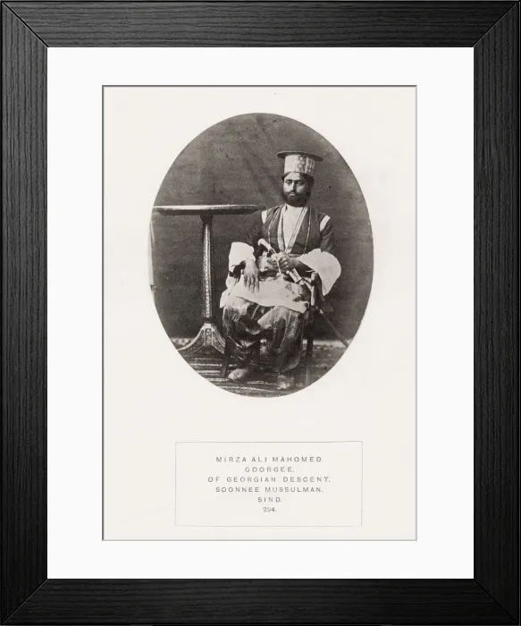 Framed Print : People of India, portaits of Indian tribes and races