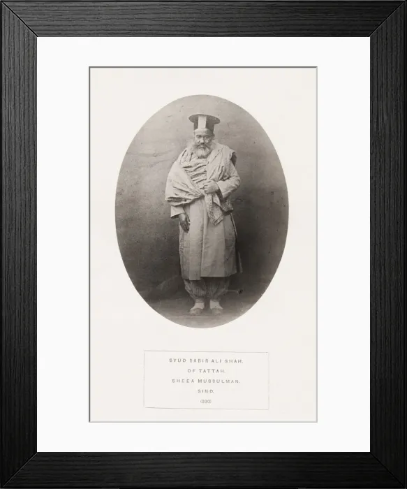 Framed Print : People of India, portaits of Indian tribes and races Framed Print : People of India, portaits of Indian tribes and races