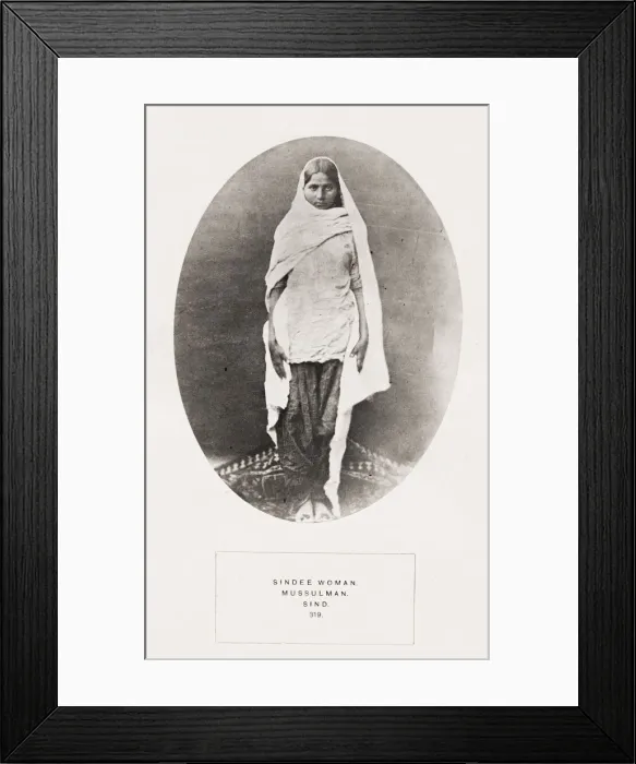 Framed Print : People of India, portaits of Indian tribes and races Framed Print : People of India, portaits of Indian tribes and races