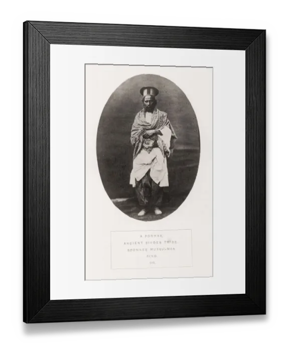 Framed Print : People of India, portaits of Indian tribes and races Framed Print : People of India, portaits of Indian tribes and races