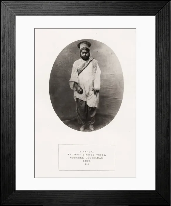 Framed Print : People of India, portaits of Indian tribes and races Framed Print : People of India, portaits of Indian tribes and races
