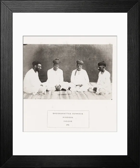 Framed Print : People of India, portaits of Indian tribes and races Framed Print : People of India, portaits of Indian tribes and races
