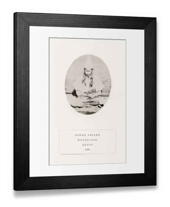 Framed Print : People of India, portaits of Indian tribes and races Framed Print : People of India, portaits of Indian tribes and races
