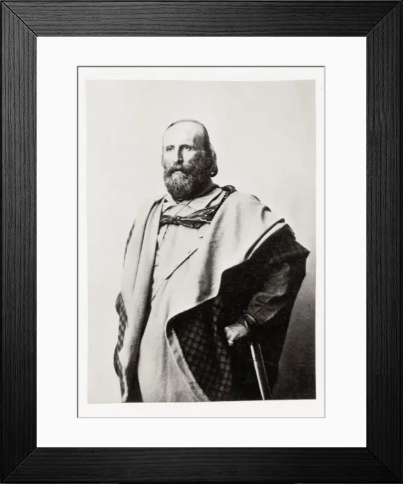 Framed Print : Giuseppe Maria Garibaldi, Italian general, politician Framed Print : Giuseppe Maria Garibaldi, Italian general, politician