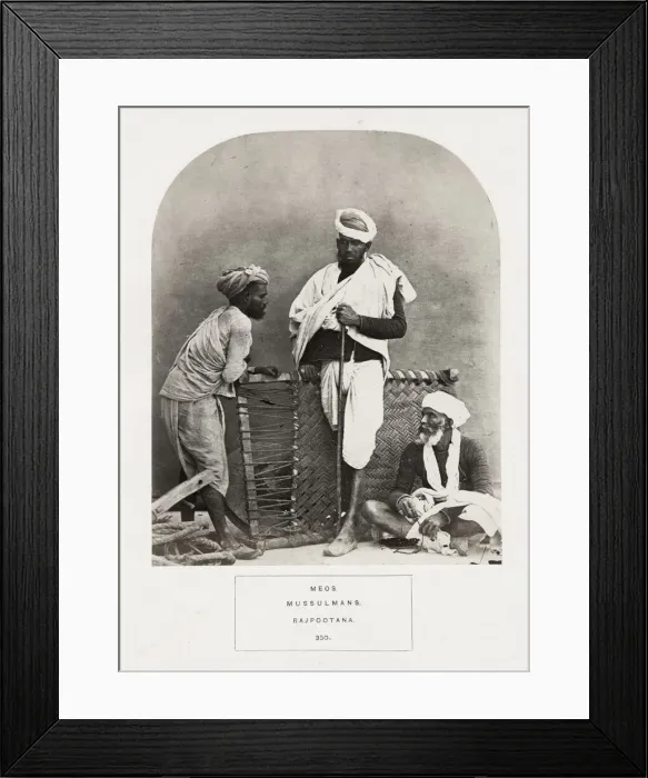 Framed Print : People of India, portaits of Indian tribes and races Framed Print : People of India, portaits of Indian tribes and races