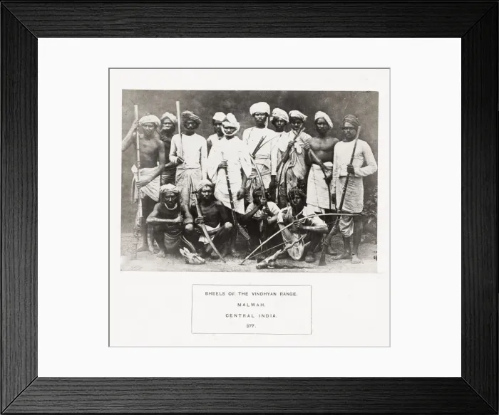 Framed Print : People of India, portaits of Indian tribes and races Framed Print : People of India, portaits of Indian tribes and races