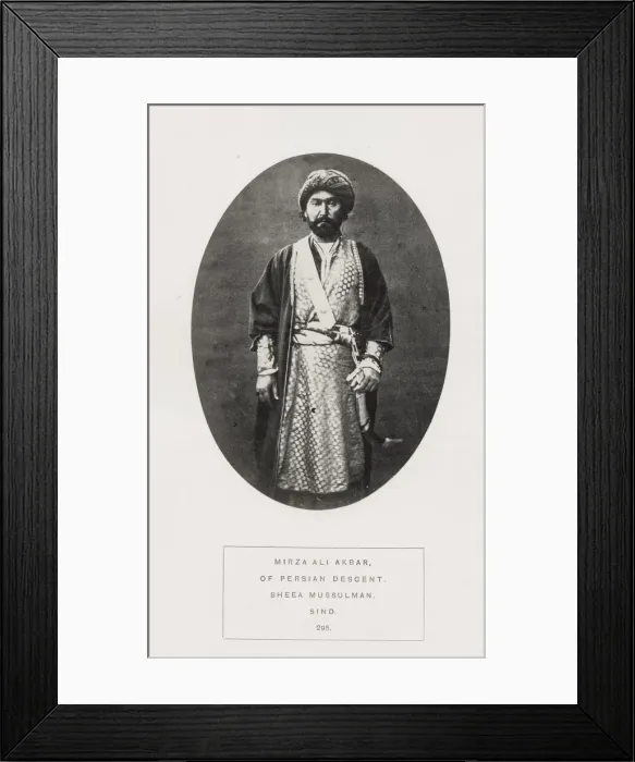 Framed Print : People of India, portaits of Indian tribes and races Framed Print : People of India, portaits of Indian tribes and races