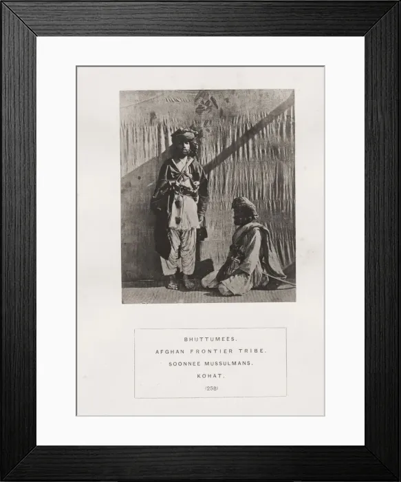 Framed Print : People of India, portaits of Indian tribes and races Framed Print : People of India, portaits of Indian tribes and races
