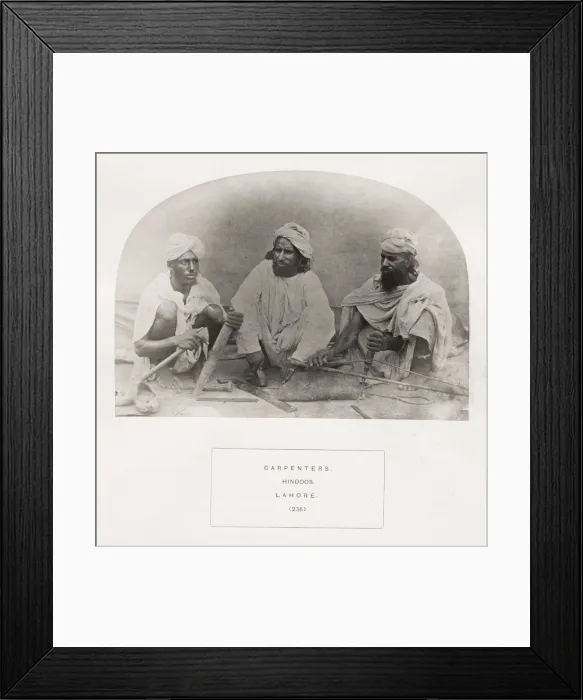Framed Print : People of India, portaits of Indian tribes and races Framed Print : People of India, portaits of Indian tribes and races