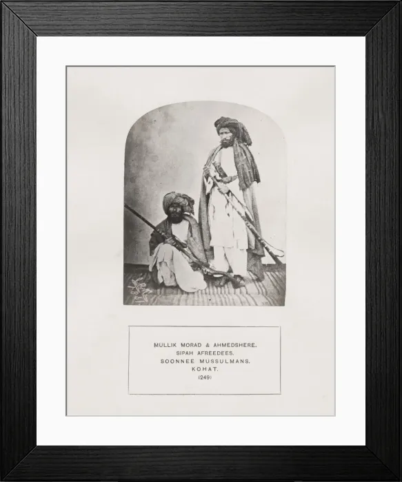 Framed Print : People of India, portaits of Indian tribes and races Framed Print : People of India, portaits of Indian tribes and races