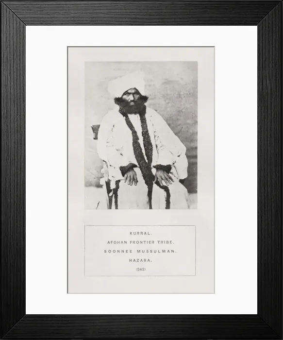 Framed Print : People of India, portaits of Indian tribes and races Framed Print : People of India, portaits of Indian tribes and races