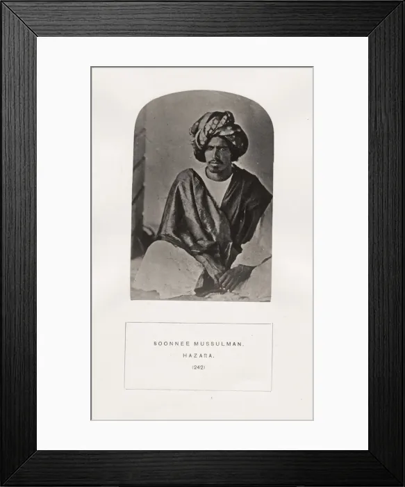 Framed Print : People of India, portaits of Indian tribes and races Framed Print : People of India, portaits of Indian tribes and races