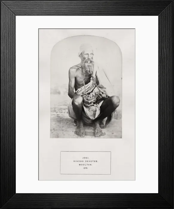 Framed Print : People of India, portaits of Indian tribes and races Framed Print : People of India, portaits of Indian tribes and races
