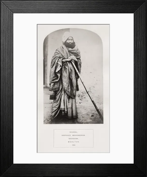 Framed Print : People of India, portaits of Indian tribes and races Framed Print : People of India, portaits of Indian tribes and races
