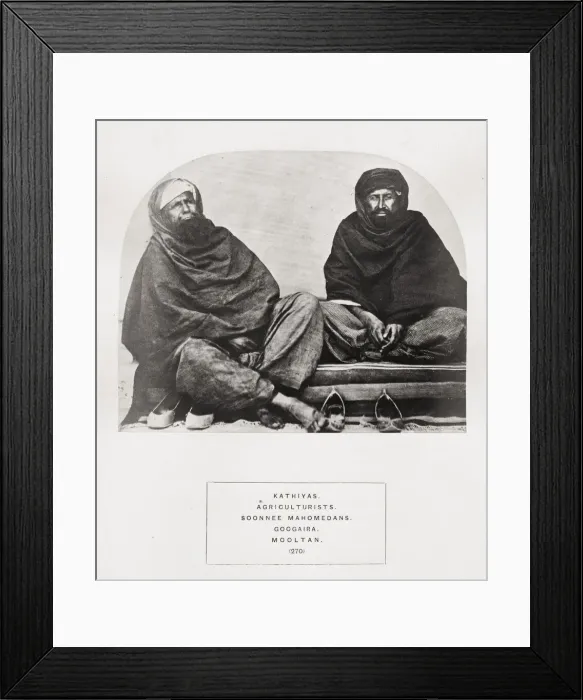 Framed Print : People of India, portaits of Indian tribes and races Framed Print : People of India, portaits of Indian tribes and races