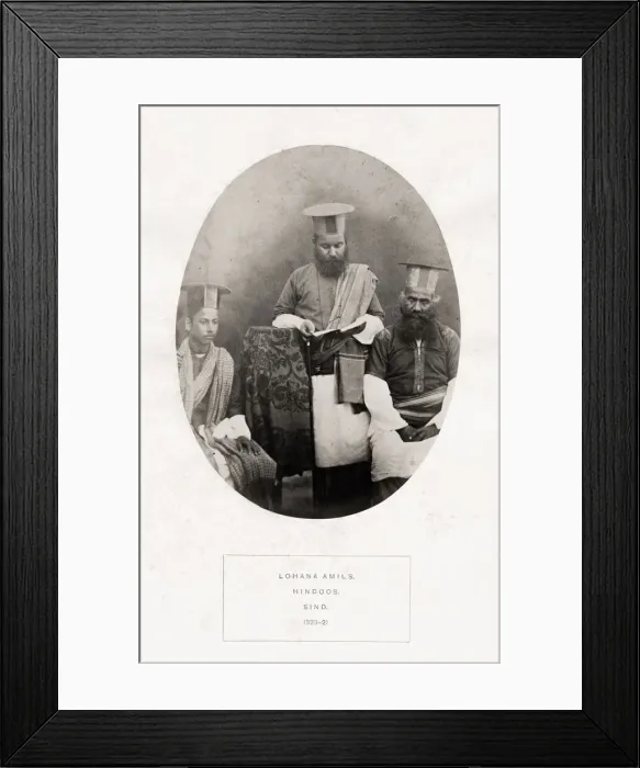 Framed Print : People of India, portaits of Indian tribes and races Framed Print : People of India, portaits of Indian tribes and races