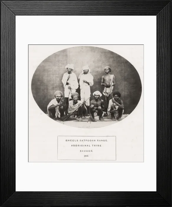Framed Print : People of India, portaits of Indian tribes and races Framed Print : People of India, portaits of Indian tribes and races