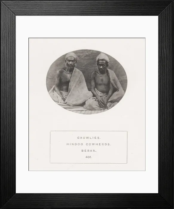 Framed Print : People of India, portaits of Indian tribes and races Framed Print : People of India, portaits of Indian tribes and races
