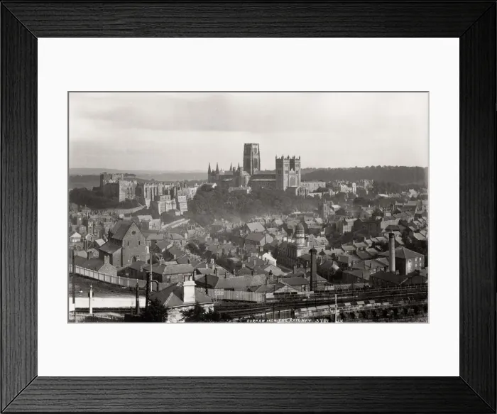 Framed Print : Durham from the railway Framed Print : Durham from the railway