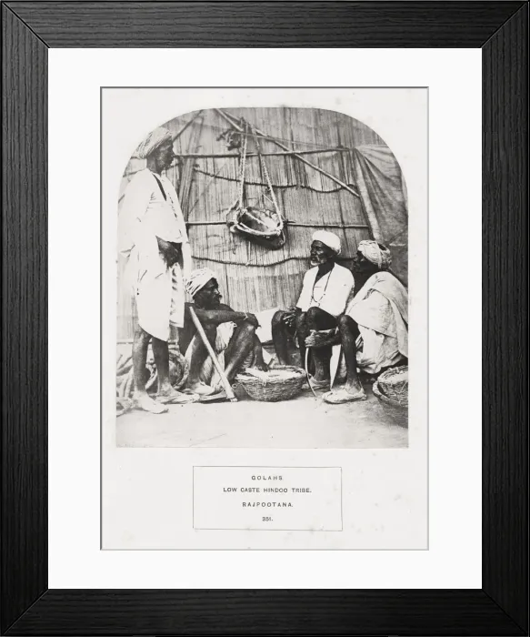 Framed Print : People of India, portaits of Indian tribes and races Framed Print : People of India, portaits of Indian tribes and races