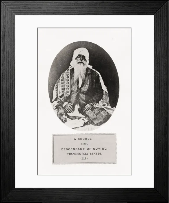 Framed Print : People of India, portaits of Indian tribes and races Framed Print : People of India, portaits of Indian tribes and races