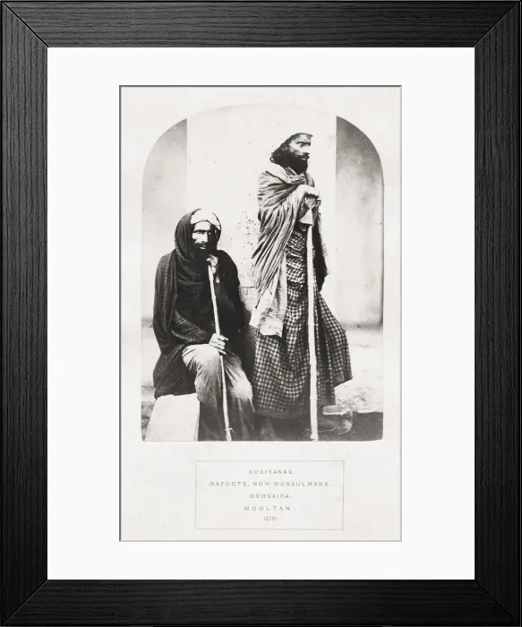 Framed Print : People of India, portaits of Indian tribes and races Framed Print : People of India, portaits of Indian tribes and races