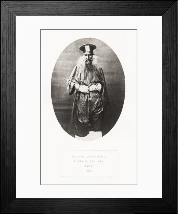 Framed Print : People of India, portaits of Indian tribes and races Framed Print : People of India, portaits of Indian tribes and races