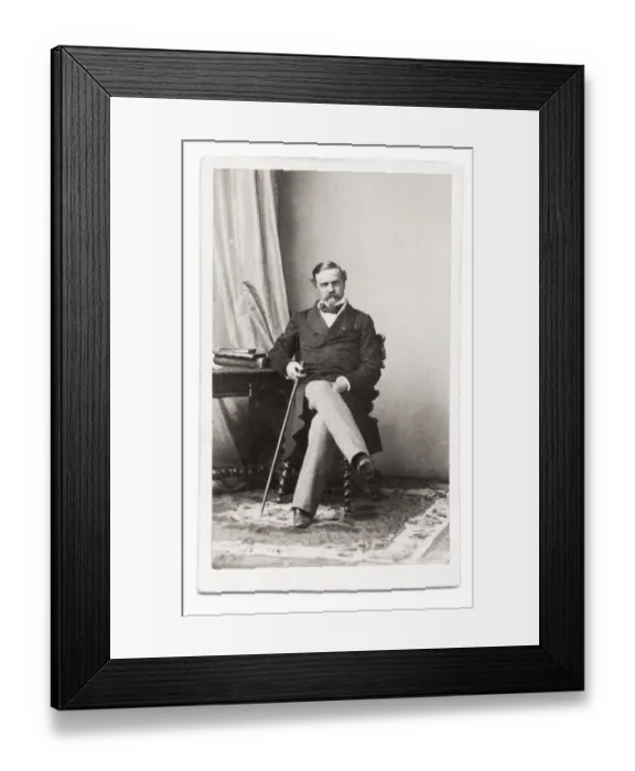 Framed Print : Emile Felix Fleury, French general and diplomat Framed Print : Emile Felix Fleury, French general and diplomat