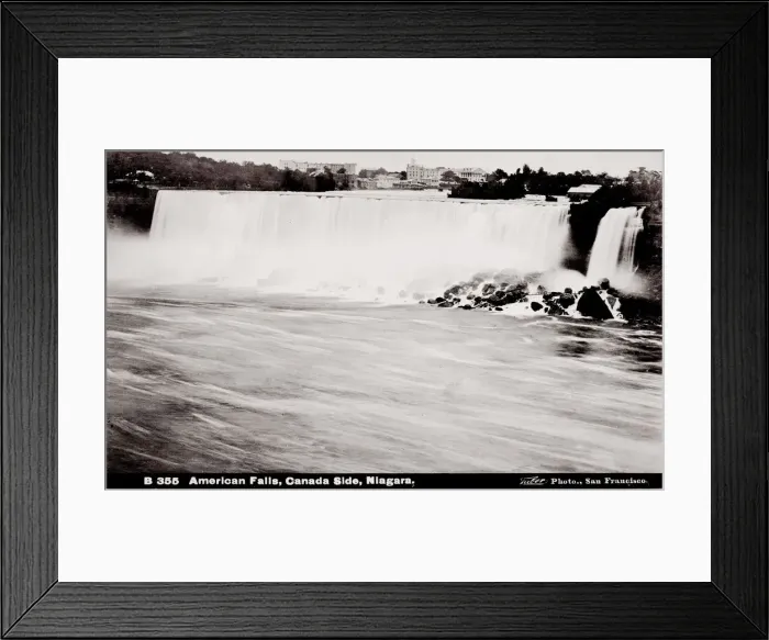 Framed Print : American Falls from the Canadian side, Niagara Framed Print : American Falls from the Canadian side, Niagara