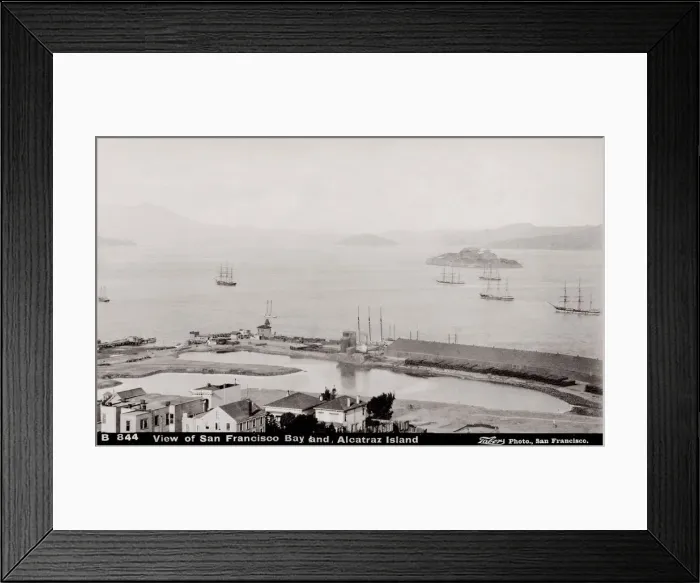 Framed Print : San Francisco Bay, California, USA, Alcatraz Island Framed Print : San Francisco Bay, California, USA, Alcatraz Island