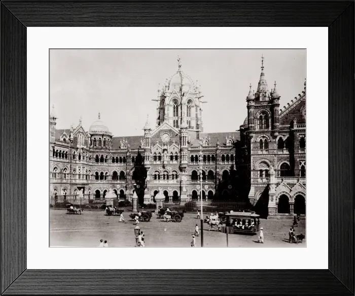 Framed Print : Chhatrapati Shivaji Terminus, Victoria Terminus Mumbai Framed Print : Chhatrapati Shivaji Terminus, Victoria Terminus Mumbai